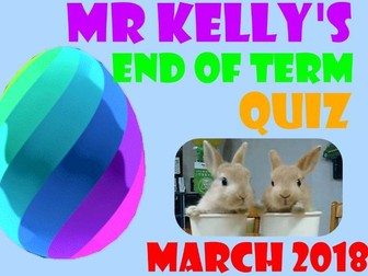 Mr Kelly's Fun Maths Reward Quiz 37