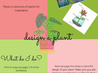 EAL Gardening Craft Activity - Design a Plant