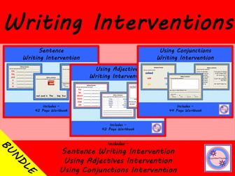Writing Interventions Bundle