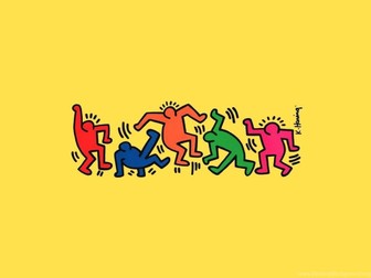 Art Lesson on Keith Haring