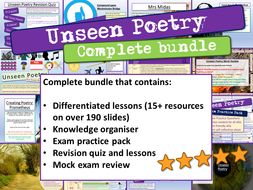 Unseen Poetry GCSE