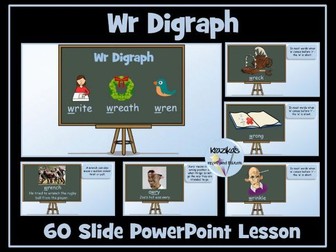 'wr' Digraph PowerPoint Lesson