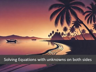 Solving equations with unknowns on both sides and brackets
