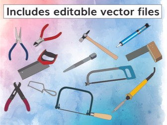 General D&T Tools Clip Art package