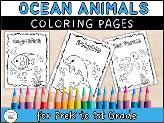 20 Ocean Animal Coloring Sheets | Printables
