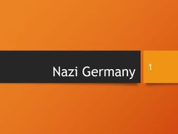 History - Weimar and Nazi Germany GCSE Revision PowerPoint 9-1