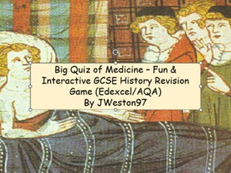 Big Quiz of Medicine – Fun & Interactive GCSE History Revision Game (Edexcel/AQA)