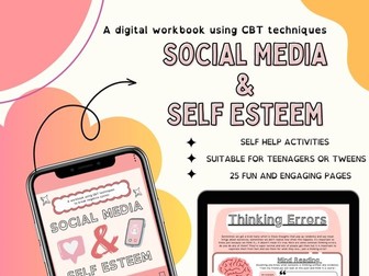 ‘Social Media, Body Image and Self Esteem’ worlbook