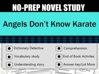 Angels Don’t Know Karate Novel Study.