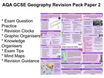 AQA GCSE Geography Revision Pack Paper 2