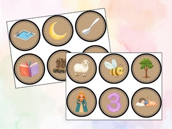 Ee and Oo Word Picture Cards