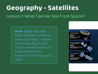 Geography unit - Lesson 1 - Satellites and space - What are satellites?