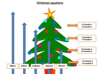 Christmas themed physics calculation questions