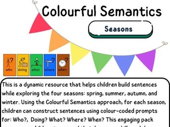 Colourful Semantics Seasons