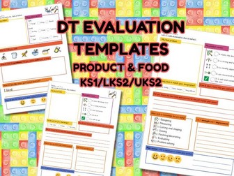 DT Evaluation Templates (Primary - KS1/LKS2/UKS2)