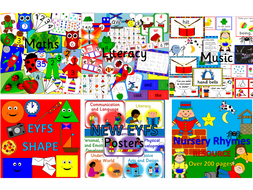 Early Years bumper pack- Foundation stage- Maths, Literacy