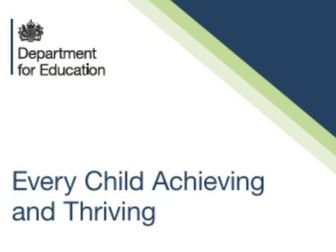 The White Paper SEND Every Child Achieving and Thriving