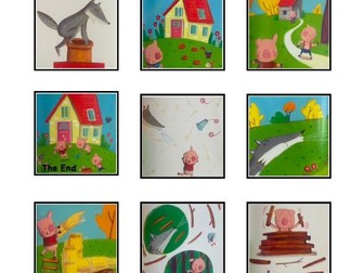 Three Little Pigs - Caption Writing Lesson