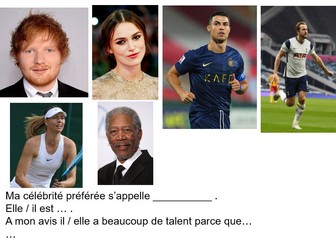 Y8 Y9 French Dynamo - Quelle est ta célénbrité préférée? Mon idol