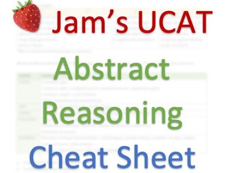 Jam's UCAT Abstract Reasoning Cheat Sheet