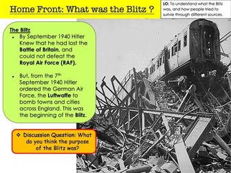 Home Front: What was the Blitz?