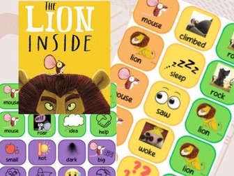 The Lion Inside- colourful semantics- build a sentence