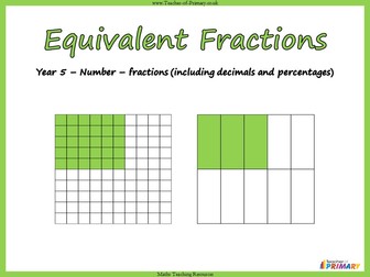 Equivalent Fractions - Year 5