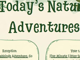 Quick and easy bonding with nature activities