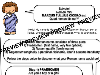 Discover your Roman name
