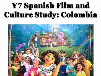KS3 Spanish - Encanto/Colombia project booklet