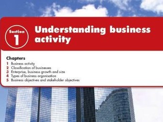 Understanding Business Activity IGCSE Business studies