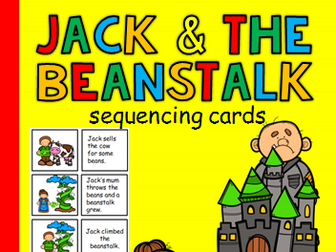 JACK AND THE BEANSTALK SEQUENCING CARDS
