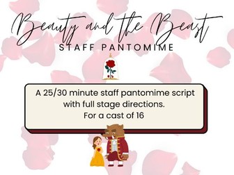Staff Pantomime - Beauty and the Beast