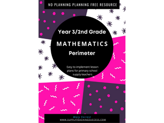 Supply Teaching Lesson Plan Year 3 Maths