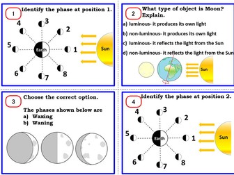 Phases of the Moon- Task Cards