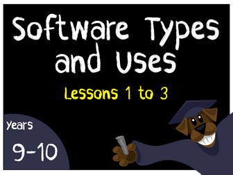 Software Types and Uses - 3 Lessons