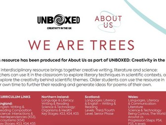 UNBOXED Learning - About Us: We are Trees, We are Whale Song and We are Mycelium Ages 11-18