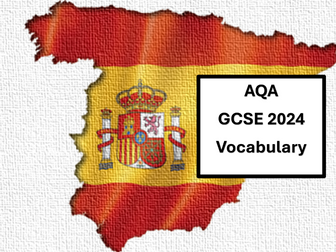 AQA New GCSE Spanish 2024 Vocab booklet (all)