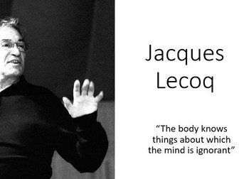 Jacques Lecoq lesson workshop