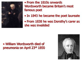 William Wordsworth - Contextual overview