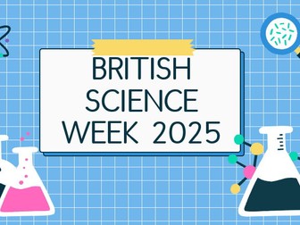 British Science Week 2024/2025 template powerpoint