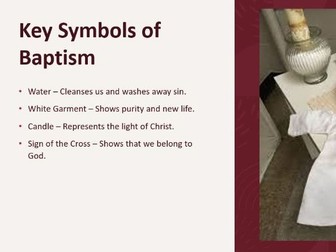 Baptism KS1 PPT & Lesson Plan