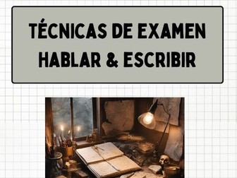 AS Spanish Speaking & Writing Booklet