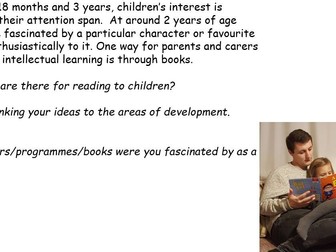 BTEC Child development C1A Cognitive & Intellectual 18m-3yr