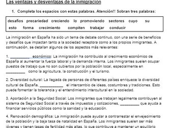Spanish A Level - Immigration