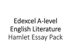 Edexcel Alevel English Lit Hamlet Essay Pack By Clbrewster Edexcel Alevel English Lit Hamlet Essay Pack What Is A Thesis Statement In An Essay also Best Online Writing Service Who Can Do My Assignment