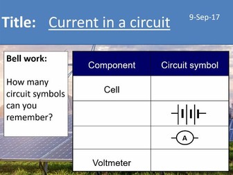 AQA New GCSE Electricity - Lesson 2 - Current in series and parallel