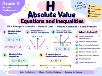 H_Absolute Value Equations & Inequalities Notes