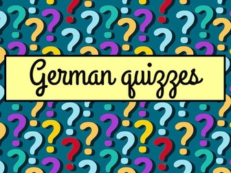 German quizzes