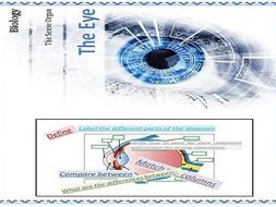The EYE as a Sense Organ Sense ...IGSCE biology required worksheets for success